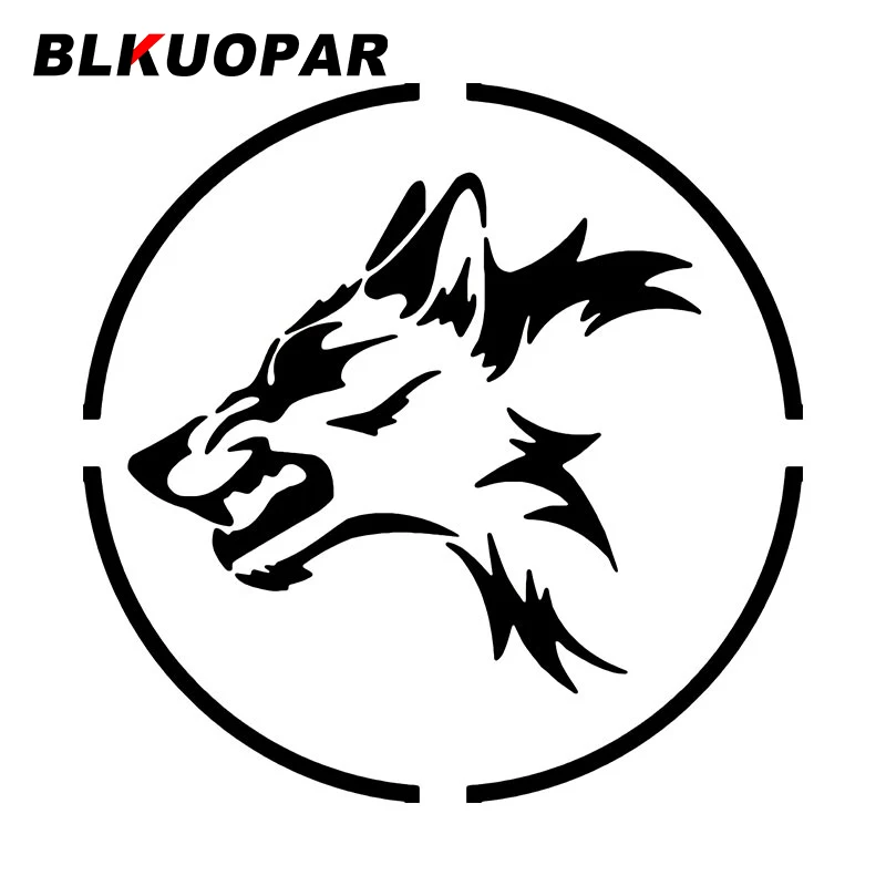 

BLKUOPAR Железный волк автомобильные наклейки-логотипы ATV креативная наклейка окклюзия царапины окна украшения автомобильные аксессуары солн...