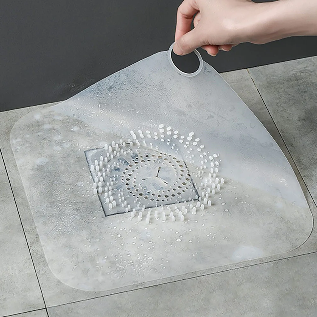 

Силиконовый чехол для дренажа пола с защитой от блокировки, фильтр для душа, ванной комнаты, Кухонное ситечко, прозрачный