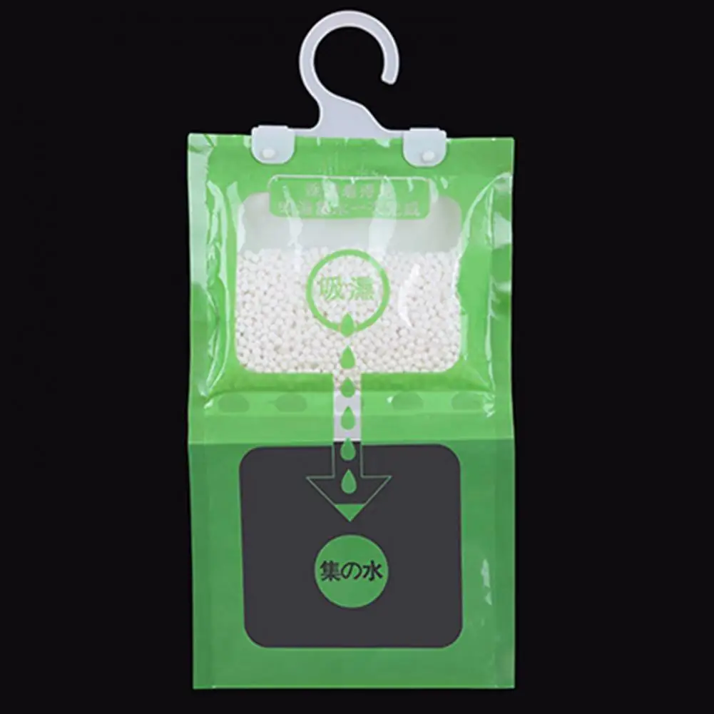 

Granular Useful Wardrobe Hanging Hygroscopic Desiccant Bag 2 Sizes Desiccant Hanging Bag Laundry Dryer Household Supplies