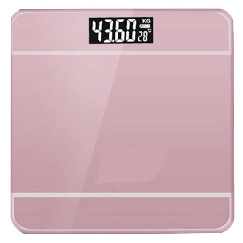 

Electronic Bathroom Scale Tempered Glass Bathroom Weighing Scale Smart Pressure Boot