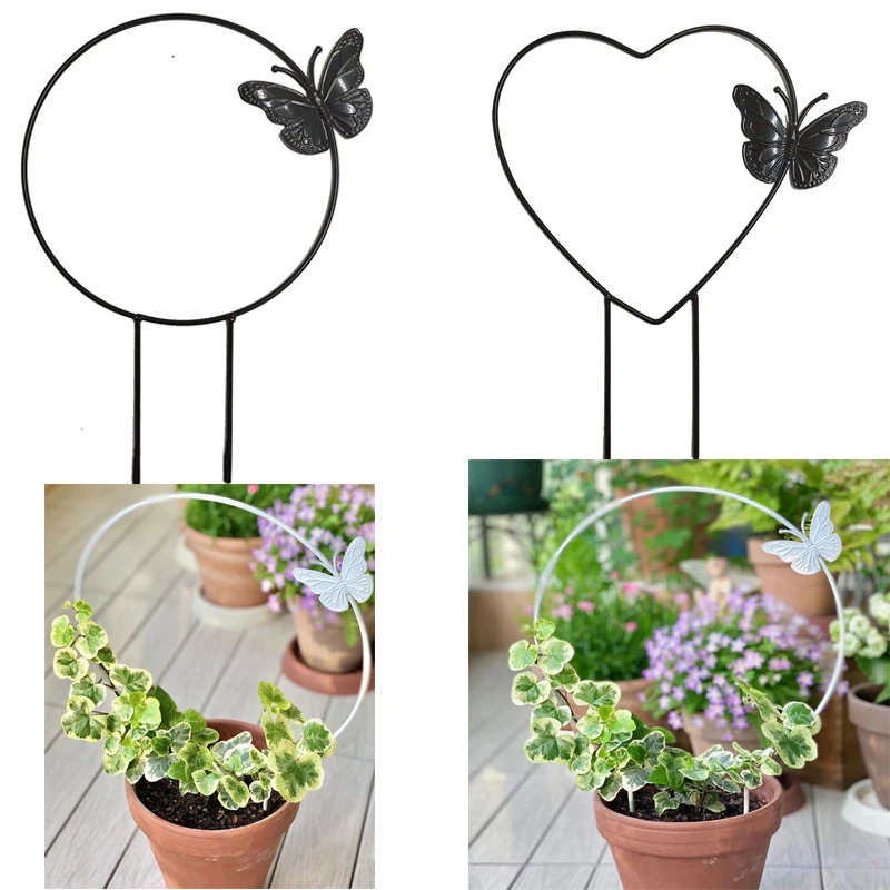 

Metal Plant Trellis Support Wire Decorative Plants Climbing Holder Rack for Potted Plants Flowers Indoor TS1