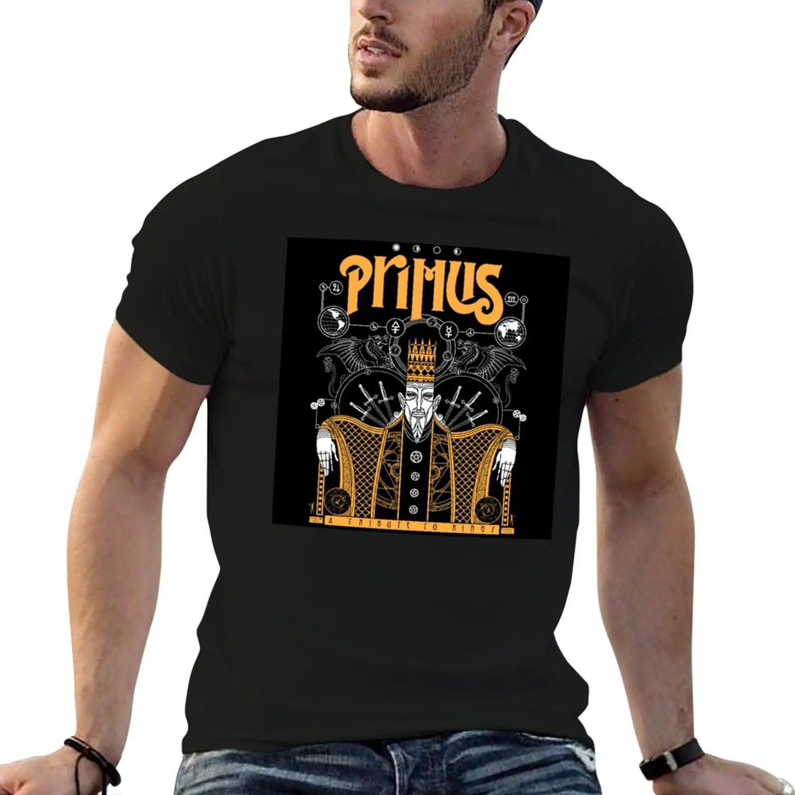 Фото Футболка as tribute primus to kings tour 2022 masfeb Festival Casual с коротким рукавом