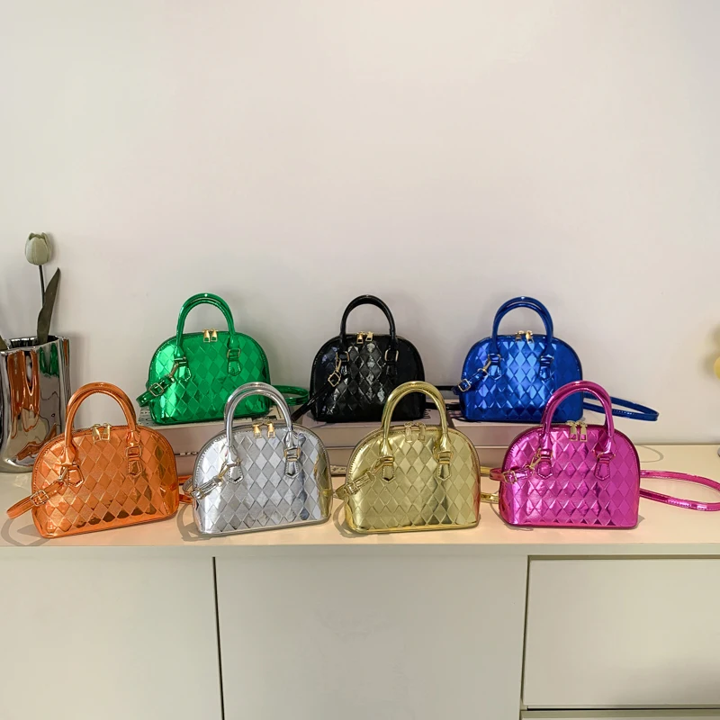 Fashion Stone Grain Top-Handle Bags Retro Versatile Shell Bag High Quality Luxury Single Shoulder Crossbody Bag Women Handbags