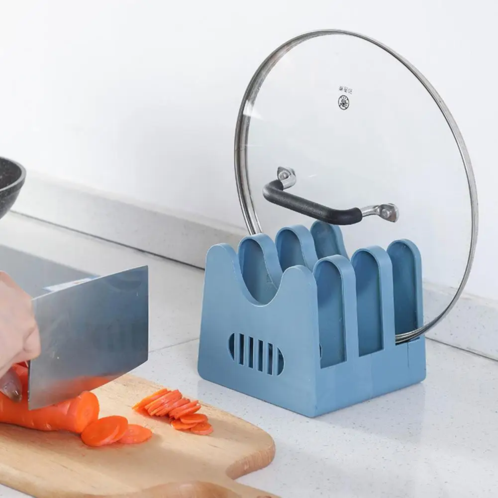 

Прочная стойка для крышки кастрюли с отделением для карт, дизайнерский держатель для крышки кастрюли, съемная крышка для кастрюли, держател...