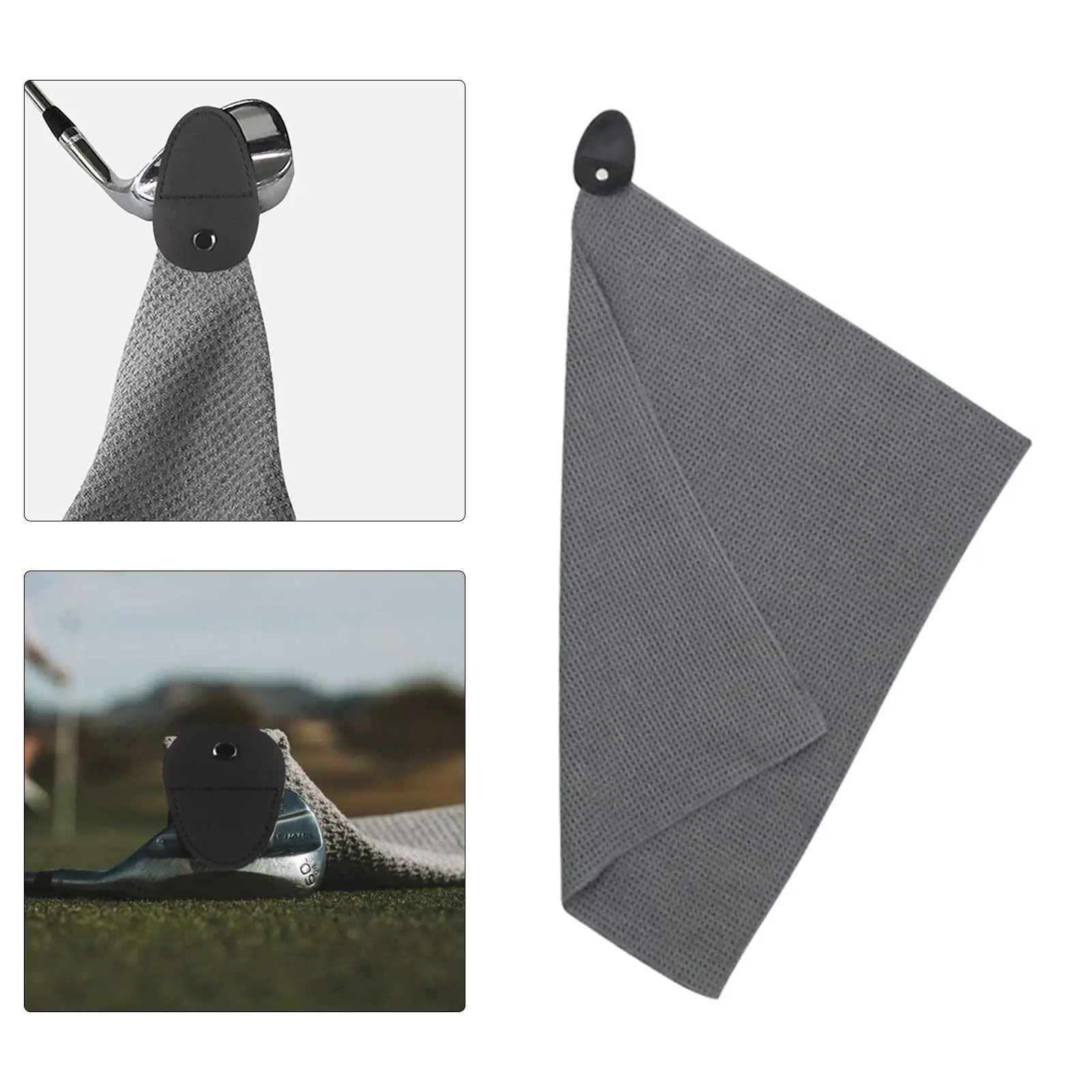 

Unique Magnetic Golf Microfiber Towel Stick It to Golf Cart or Clubs Golf Gear Strong Hold to Golf Carts for Fitness Golf Clubs