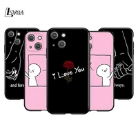 best friends bff silicone cover for apple iphone 13 12 mini 11 pro xs max xr x 8 7 6s 6 plus 5s se black phone case