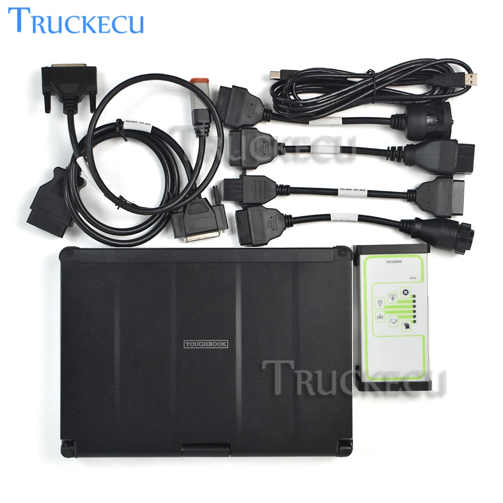 V2.8.130 PTT для volvo Vocom 88890300 интерфейс для Volvo Renault UD Mack Диагностика + Thoughbook CF C2 ноутбук