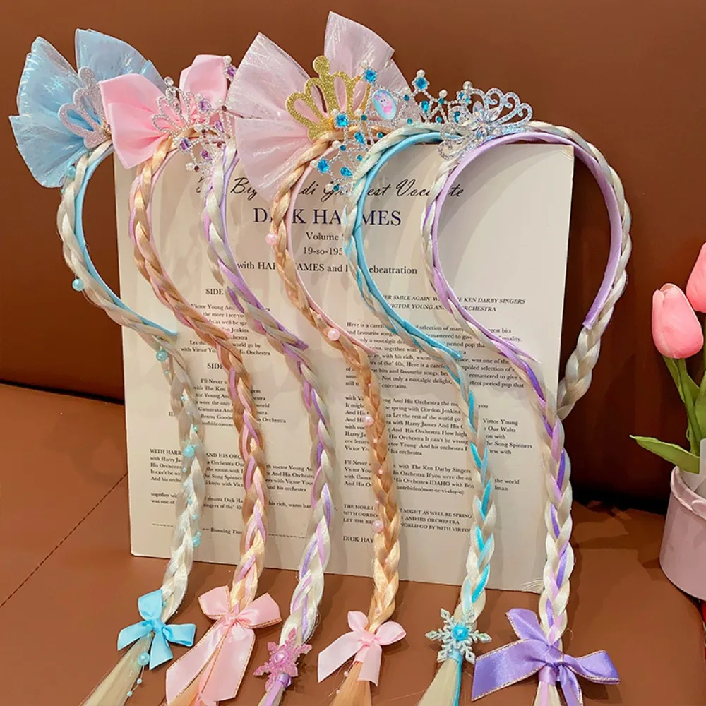 Необычное плетение косплей искусственная Снежная принцесса снежинка корона