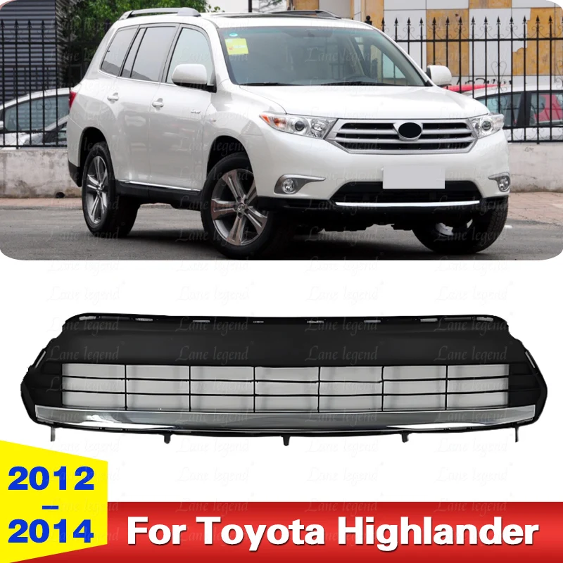Новая гоночная решетка из АБС-пластика вентиляционная для Toyota Highlander 2012 2013 2014 ABS