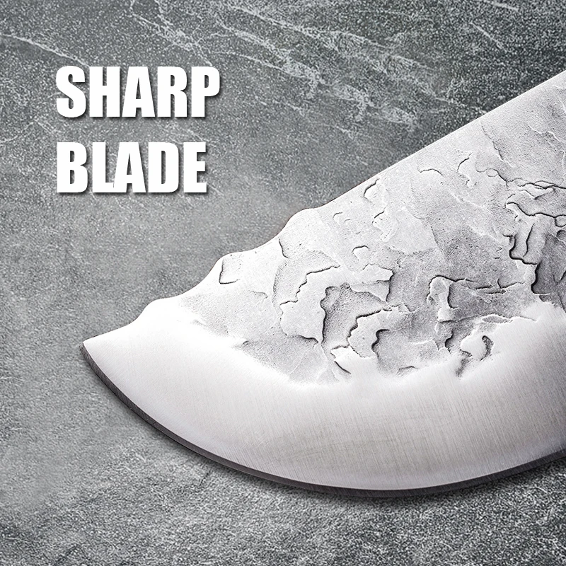 Нож шеф-повара 7 дюйма кованый нож для измельчения охотничий искусственный 7CR15