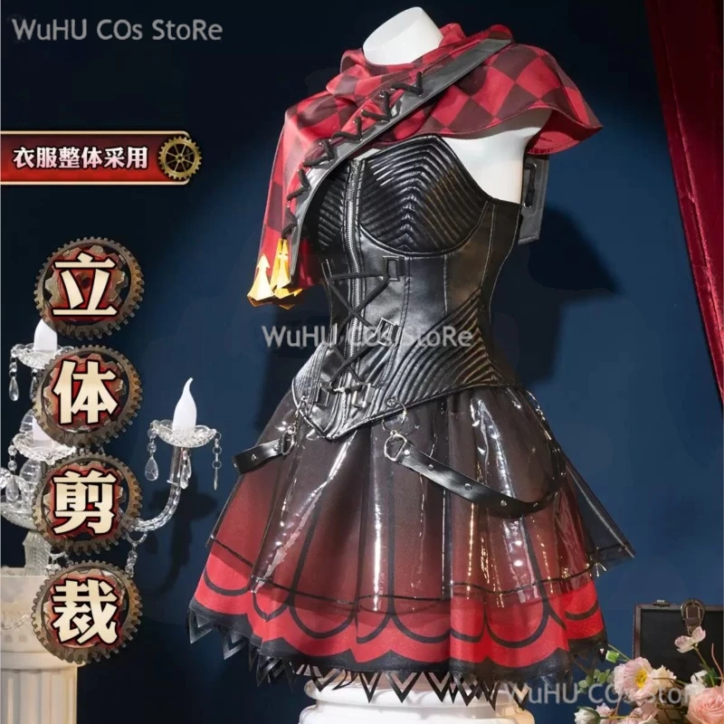 Костюм для косплея персонажа из игры V маленький красный костюм с капюшоном