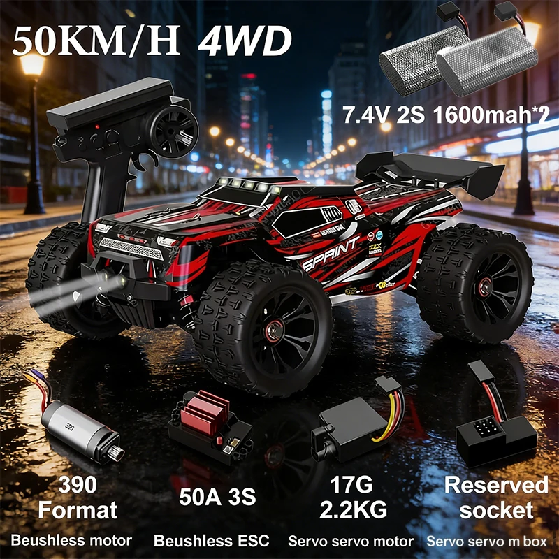 Фото Радиоуправляемая машинка SG116MAX SCY9522 1:16, высокоскоростная дрифт-машинка 80 км/ч, с бесщеточным мотором, 4WD, 9522PRO 50 км/ч, внедорожник, игрушка для детей, подарок №5