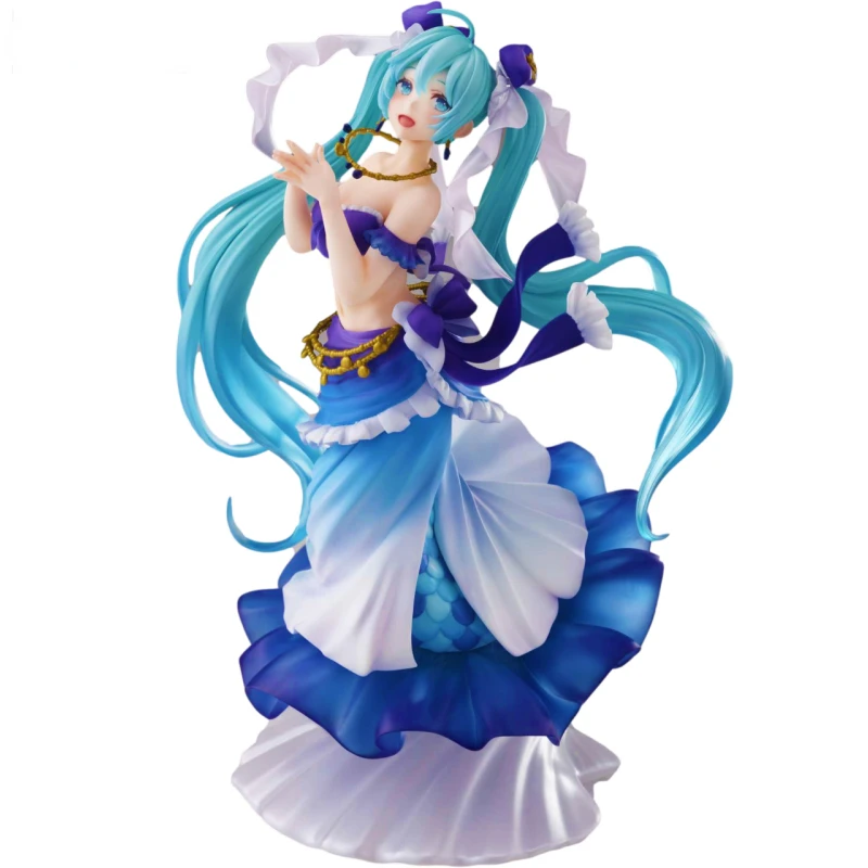 

Фигурка русалки TAITO 23 см, аниме Хатсуне Мику, кукла Мику, принцесса AMP, ПВХ экшн-фигурка, игрушки для мальчиков, подарок на Рождество, оригинал