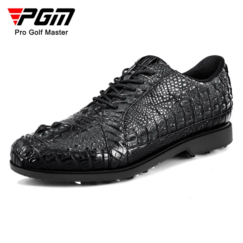 

PGM Men Golf Shoes crocodile skin Waterproof Anti-side Slip Men's Sports Shoes Breathable Sneakers XZ204