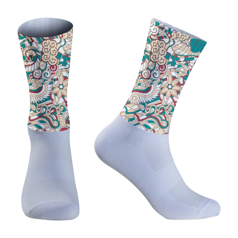 2024 новые Противоскользящие силиконовые дорожные велосипедные носки Pro Team Aero