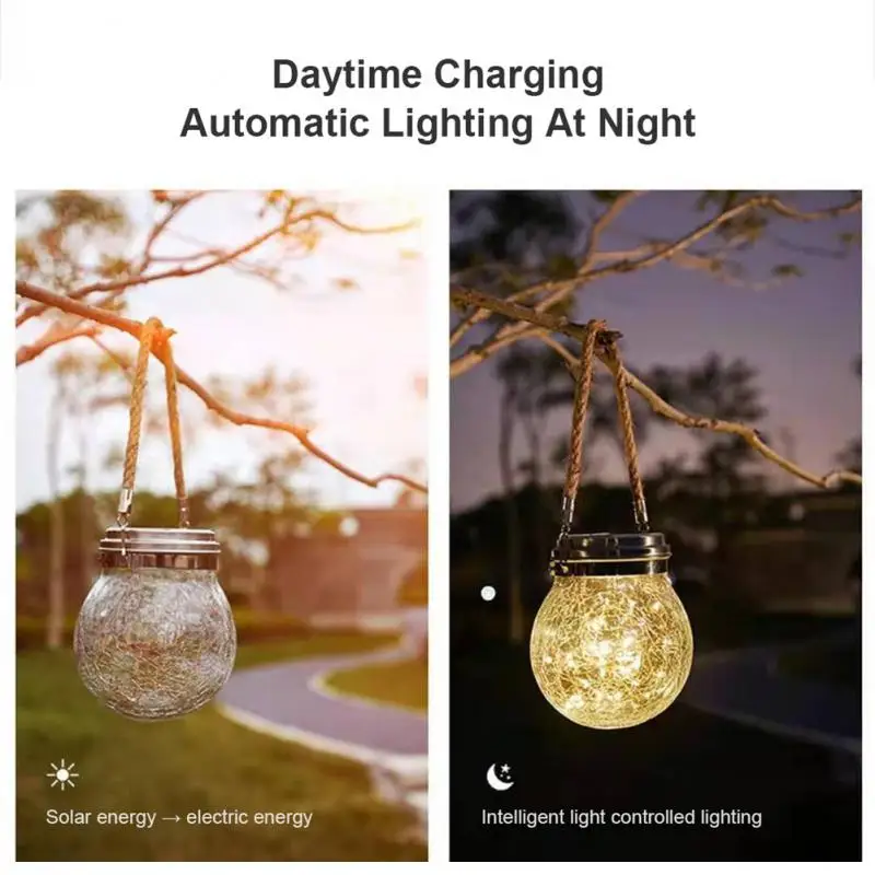 

Solar String Lights Outdoor 20 Led Crystal Globe Lights Waterproof Solar Festoon Fairy Light For Garden Christmas Party Decor