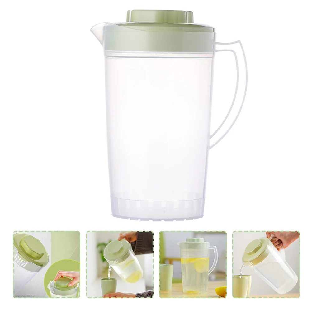 

Pitcherplastic Water Lid Kettle Lemonadetea Drink Spout Jug Coldcarafe Ice Pitchers Bottle Function Multi Beverage Summer