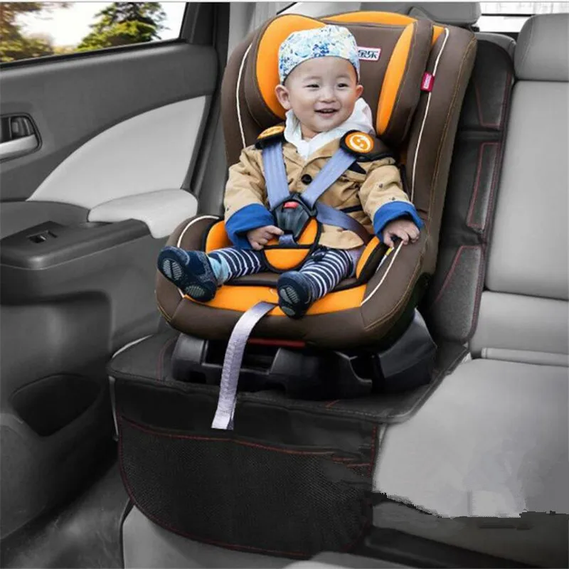 Car Seat Protector Thick Safety Padding Baby Carseat Kick Mat Organizer Pocket Child Auto Vehicle Dog Backing Cover SUV Sedan от AliExpress WW