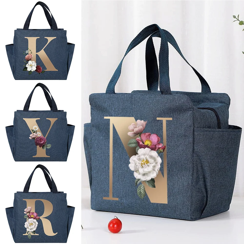 Сумка-холодильник для женщин портативная Термосумка большой вместимости на