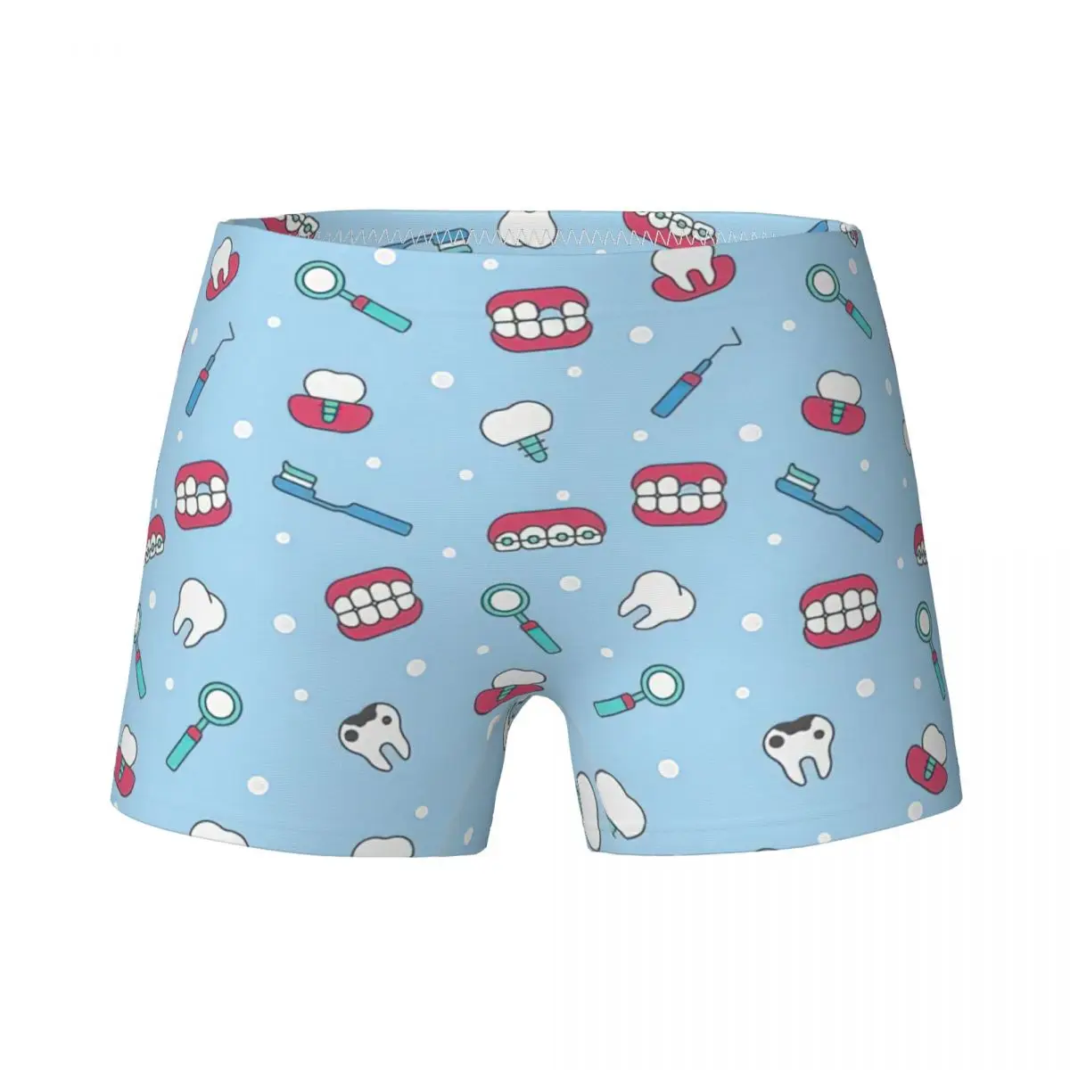 

Teeth Child Girls Underwear Kids Cute Boxer Briefs Cotton Teenage Panties Cute Dentistry Underpants For 4-15Y