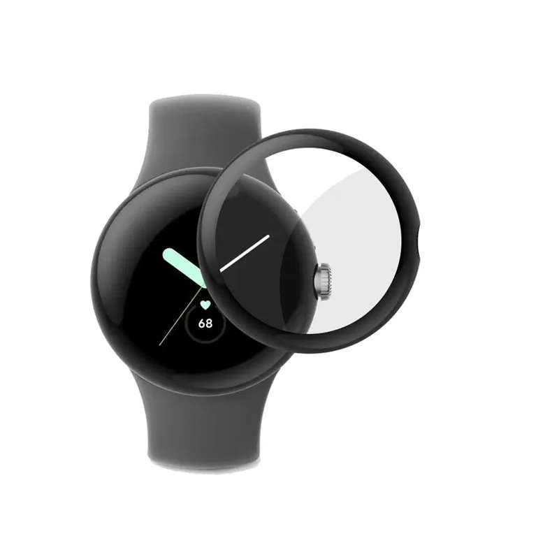 Фото 3D изогнутая мягкая защитная пленка с полным покрытием для Google Pixel Watch 3/2/1 45 мм 41 мм защита экрана дисплея умные аксессуары №1