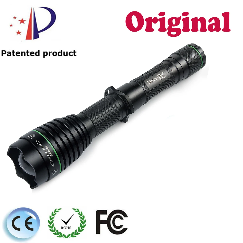 

UniqueFire UF-1508-38 XM-L Led Lamp Torch White Light Flashlight 5 Modes High-Powered Tactical Water Resistant