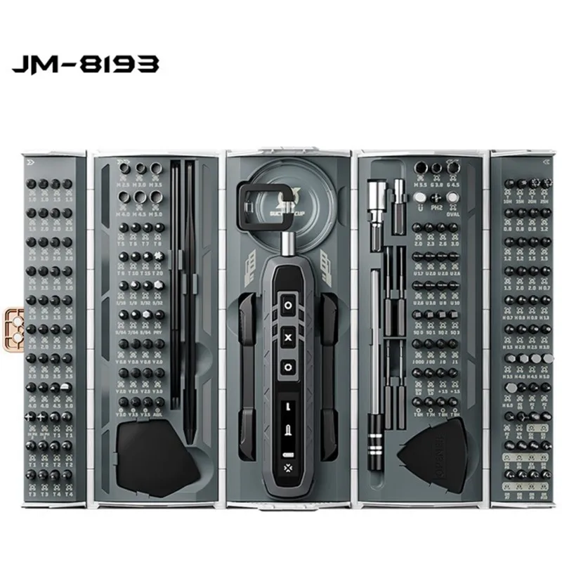 A25F-JAKEMY JM-8193 Набор беспроводных электрических отверток 24В (1 комплект) - компактный набор для ремонта электроники (art.: 3920dba68df5c) - 3920dba68df5c