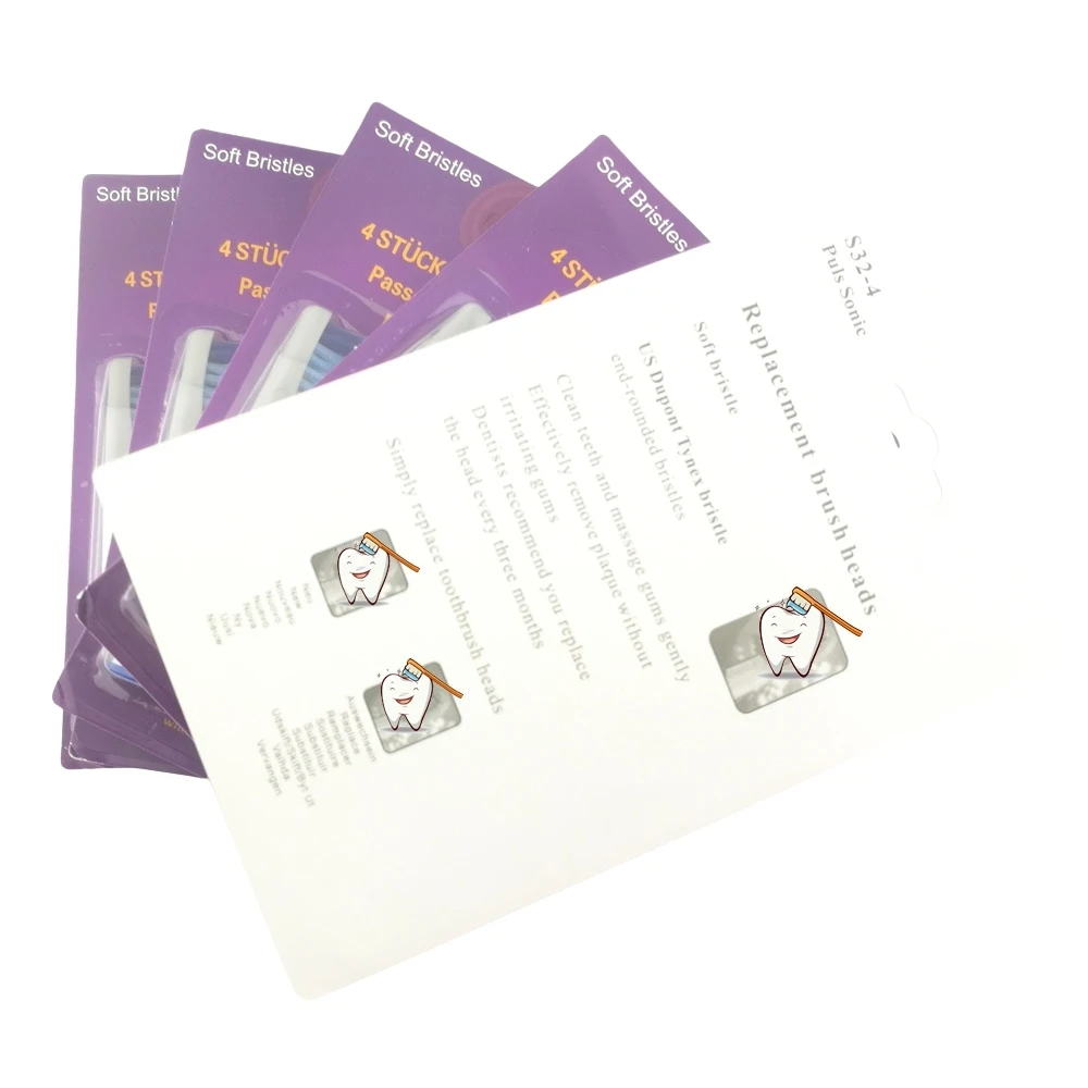 8 / 16PCS Замена головки зубной щетки S32 - 4 Подходит для точной очистки и замены сопла серии SR32 / S26 / 3722 / 3714 / 3715 / Vitality Sonic