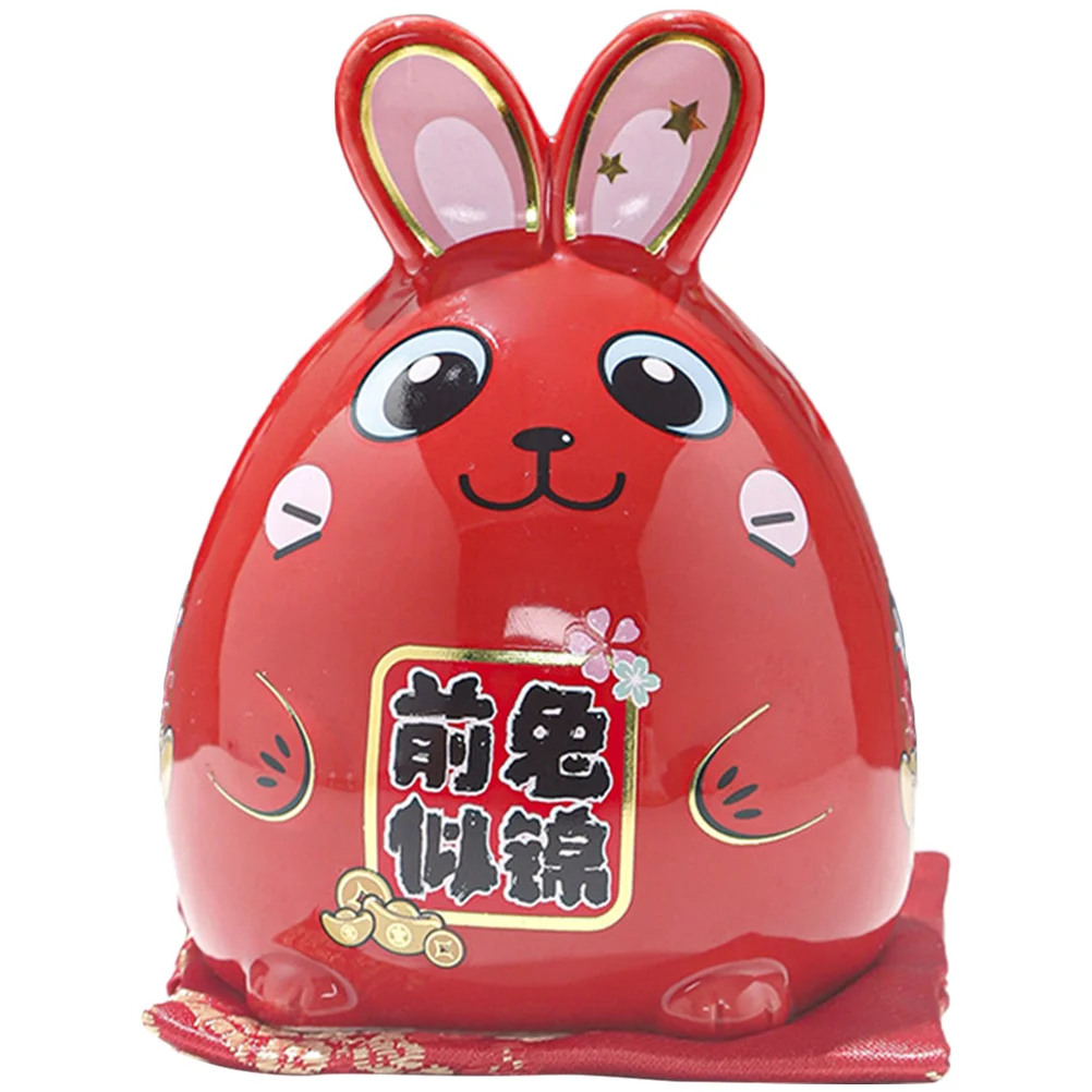 

Копилка в виде кролика на год, статуя буннивы, деньги, Новая китайская банка, украшения, Зодиак, детский Декор, коробка для игрушек, Декоратив...