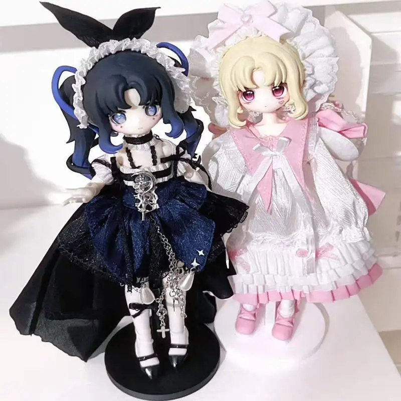 Фото Оригинальная коллекционная фигурка Meki'S Heart Of Creation Blind Box 12 Minutes Mjd Mobile Doll Limited Edition на подвесной карточке - Colorful Love Platinum №2