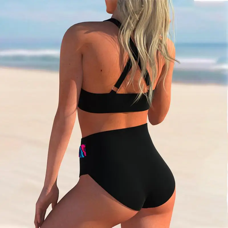 Новинка сексуальное бикини с высокой талией женский купальник пуш-ап купальный