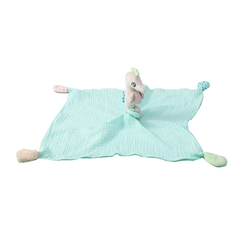77HD Infant Bib Teething Towel Plush Soothe Bib Newborn Breathable Burp Cloth