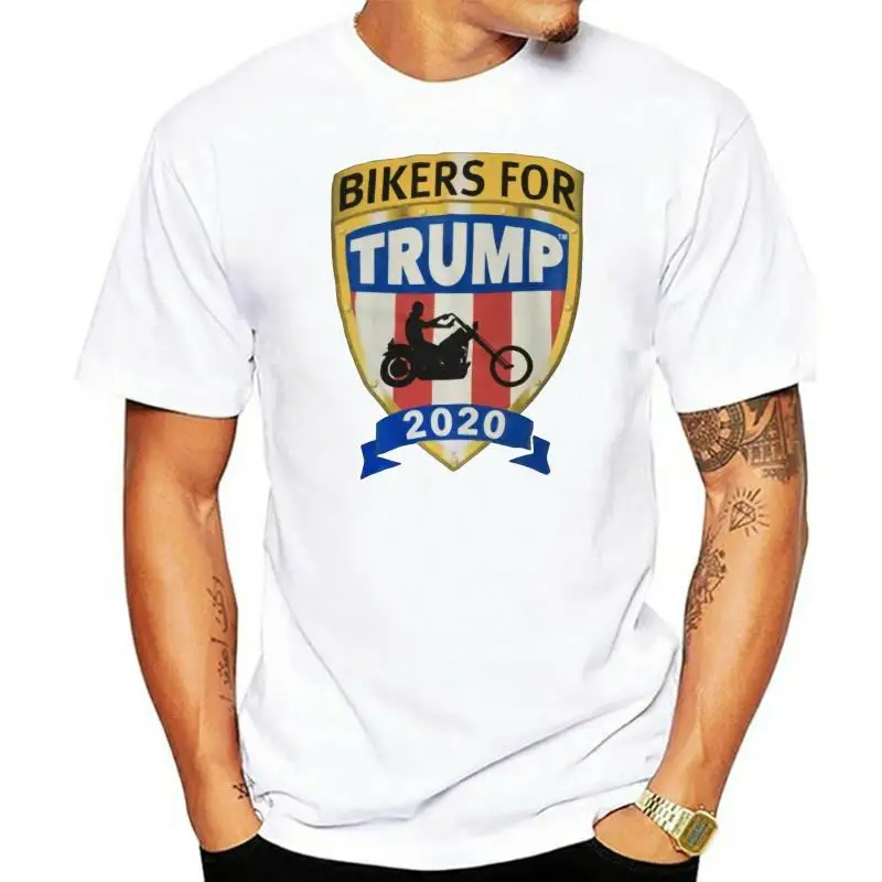 

Bikers For Trump Bedminster T-Shirt Bikers Donald Trump 2020 Men'S Tee Shirt Streetwear Casual Tee Shirt