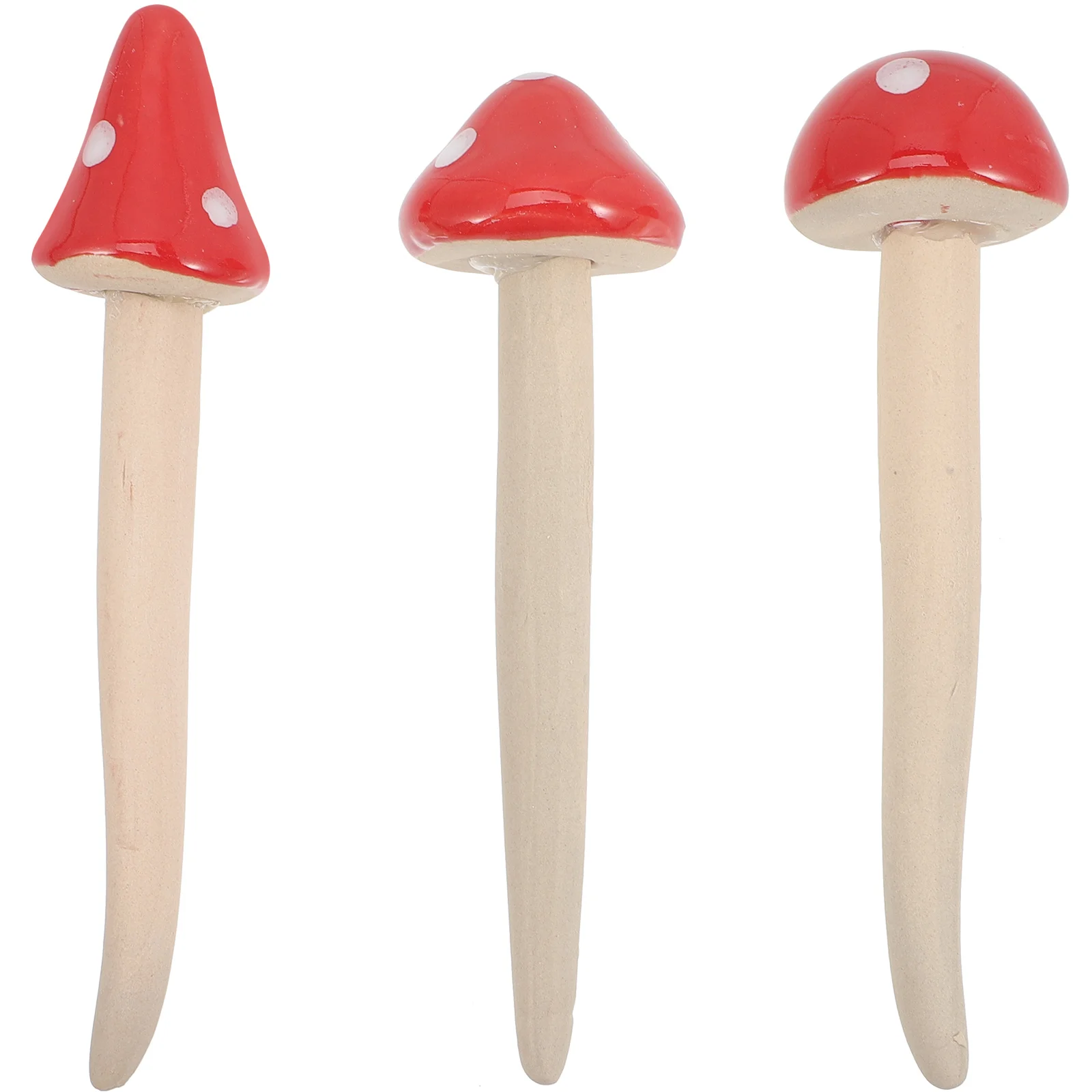 

Mushroom Garden Mushrooms Ceramic Decor Outdoor Statue Clearance Decorations Ornament Landscape Figurine Fairy Micro Gardens