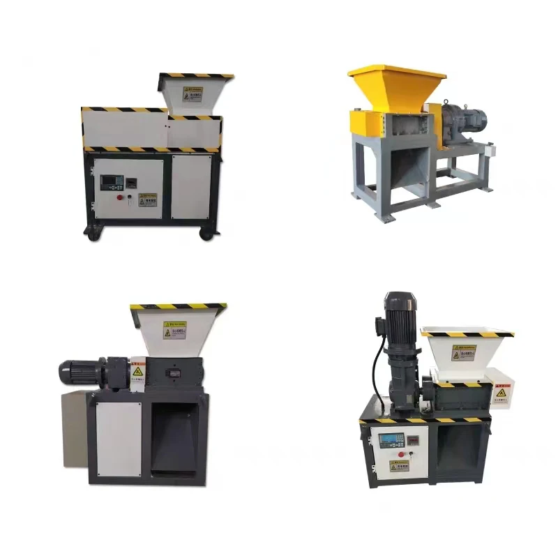 Фото 400 HDPE/LDPE пластиковая бутылка с перебойником, металлический измельчитель с одним двойным валом, дробилка, машины для переработки, ПЛК, коробка передач/процессор передач, компоненты №3