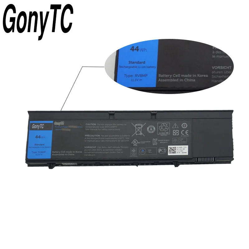 Фото Стандартная литий-ионная аккумуляторная батарея Dell 44wh типа RV8MP 11,1 В для планшетного ПК Dell Latitude XT3 01PN0F H6T9R 0422N4 05WFK6 №4