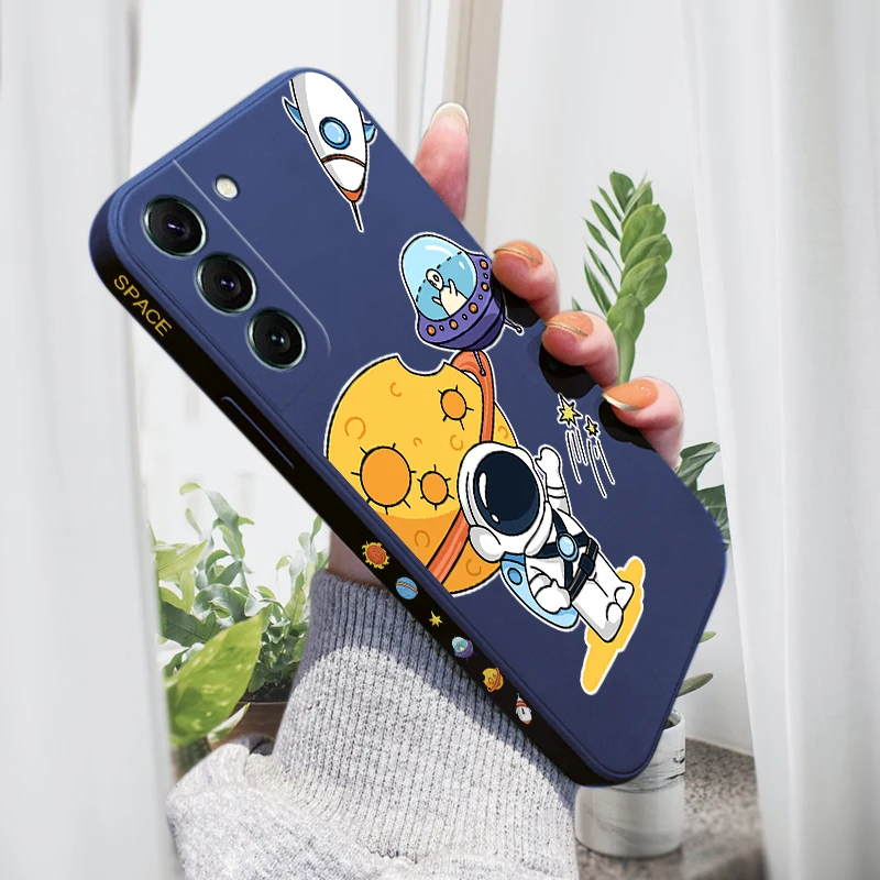 

Чехол для Samsung Galaxy S22 Ultra Plus S21 S20 FE S10 S10E S8 S9 Lite S22 + Стильный чехол для мобильных телефонов из жидкого силикона
