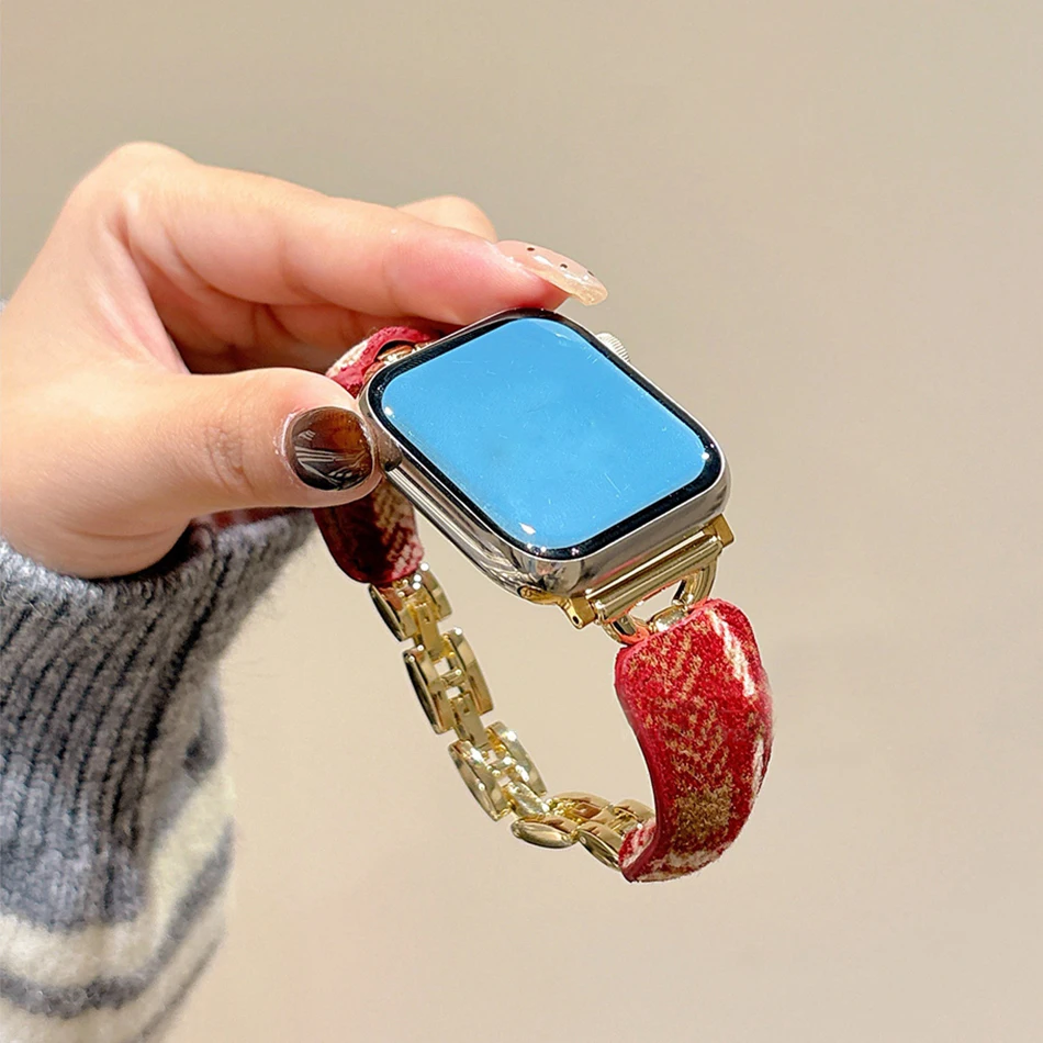 Фото Ремешок-браслет в стиле Best Friend для Apple Watch серии 11, 10, 9, 8, 7, 6 SE 5 4 3 UItra iWatch 49/46/45/44/42/41/40/38 мм, женский ремешок №3