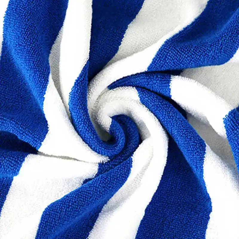 Роскошное хлопковое банное полотенце для взрослых 80x150 см тяжелое 650 г сине-белые