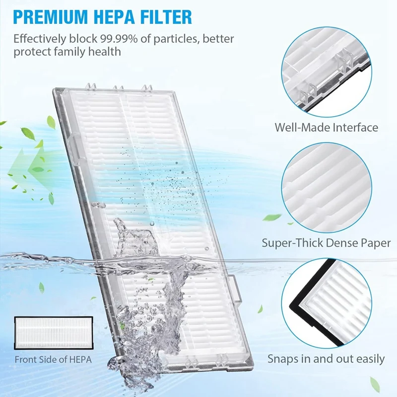 Аксессуары для Roborock S7 Maxv Ultra Pro аксессуары пылесоса робота щетка швабра фильтр Hepa