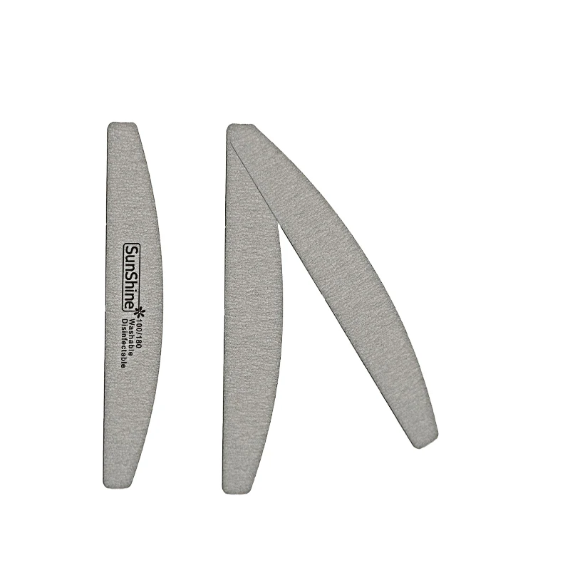 SunShine 10 шт. деревянная пилочка для дизайна ногтей шлифовальный буфер 100/180