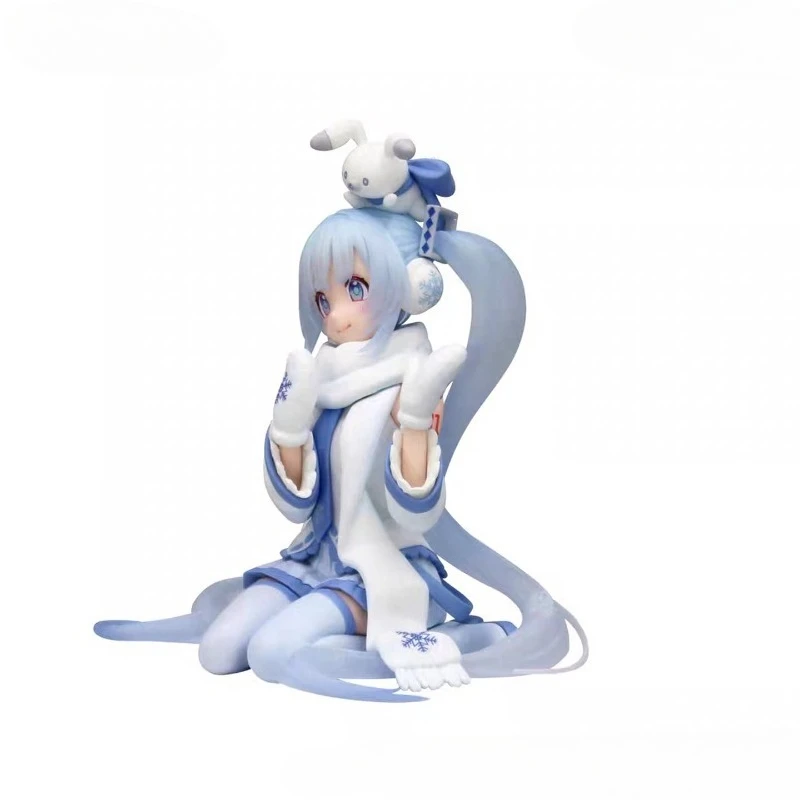 Фото Оригинальная фигурка Furyu KY TOWN MIKU к 10-летию, 15 см, из ПВХ, аниме-фигурка, модель, игрушка, коллекционная кукла, подарок №2