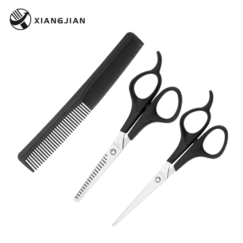 

Парикмахерские ножницы 3 шт., 6 дюймов, ножницы для стрижки, филировки, расческа для волос, аксессуары для парикмахера, салонные ножницы