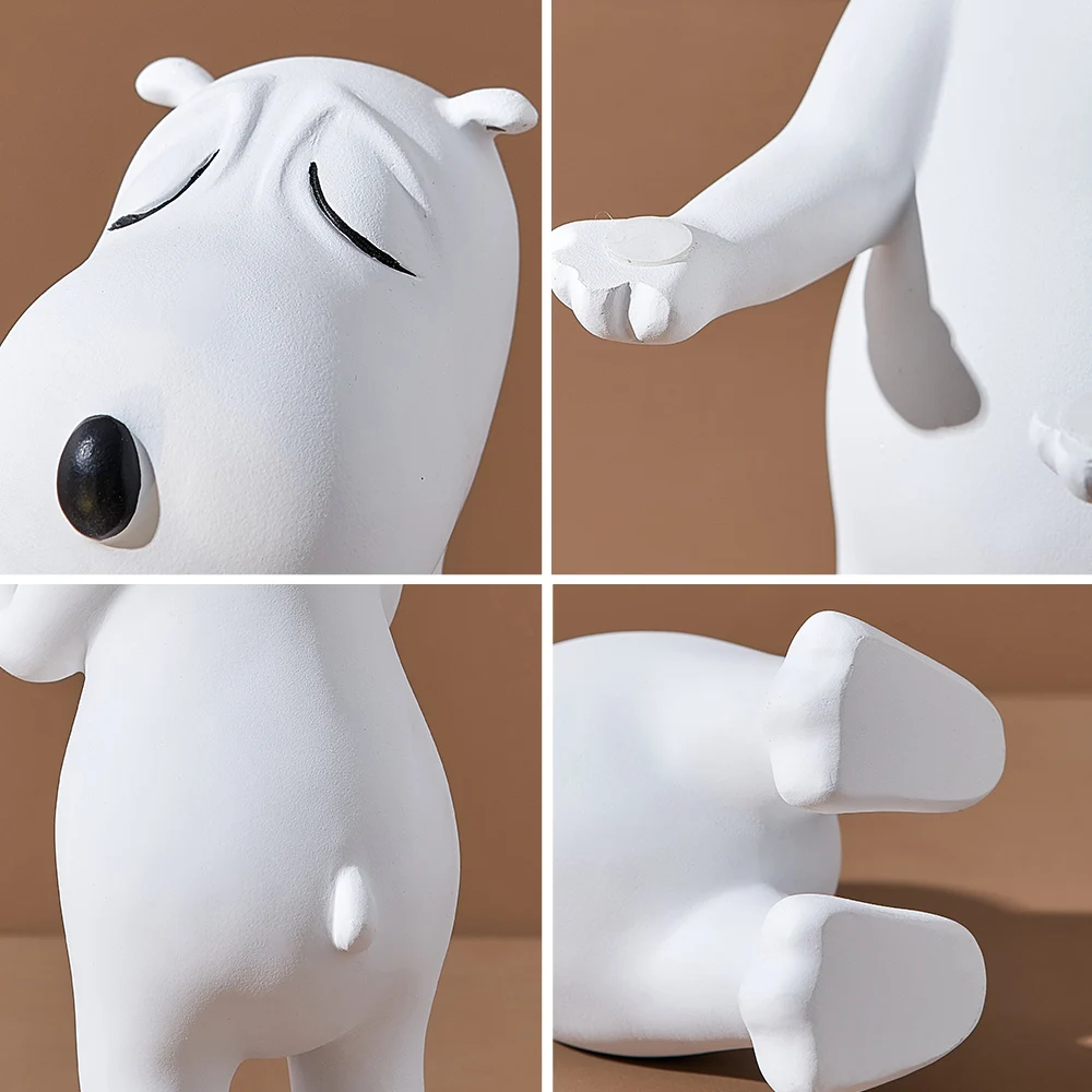 Статуя полярного медведя из каучука в скандинавском стиле поднос для фруктов