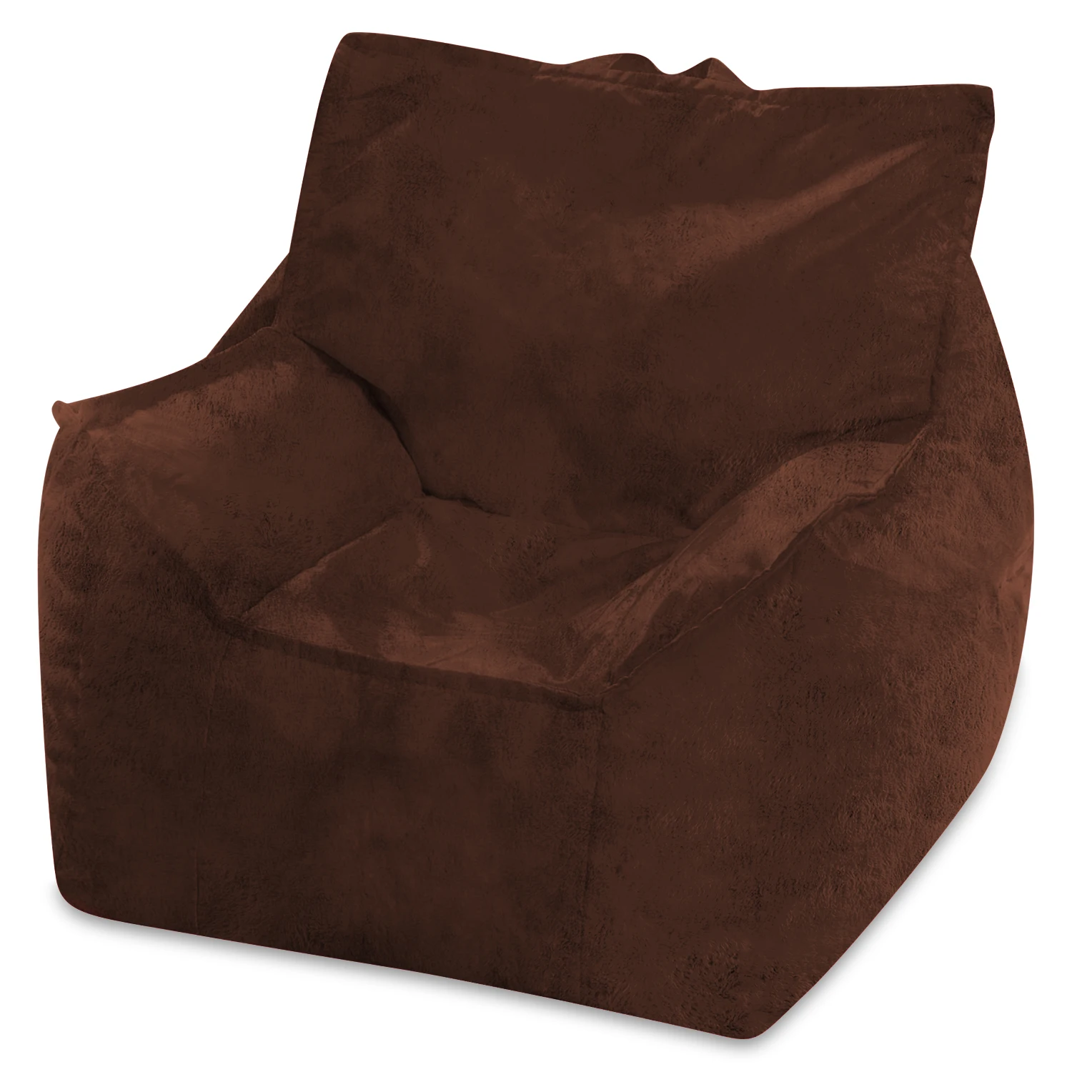 

Newport Bean Bag Chair, Faux Rabbit Fur, 2 ft, Brown