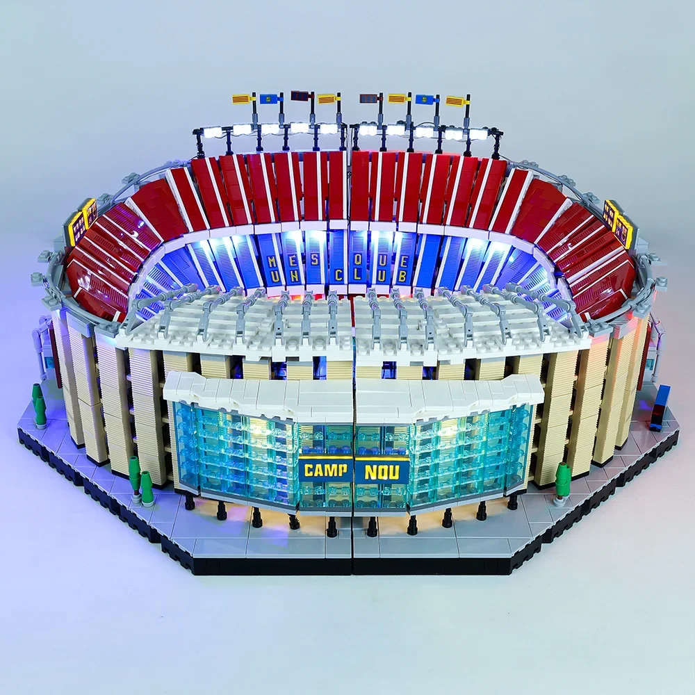 Лампа без строительных блоков освещение для Camp Nou FC Barcelona 10284 игрушки сделай сам