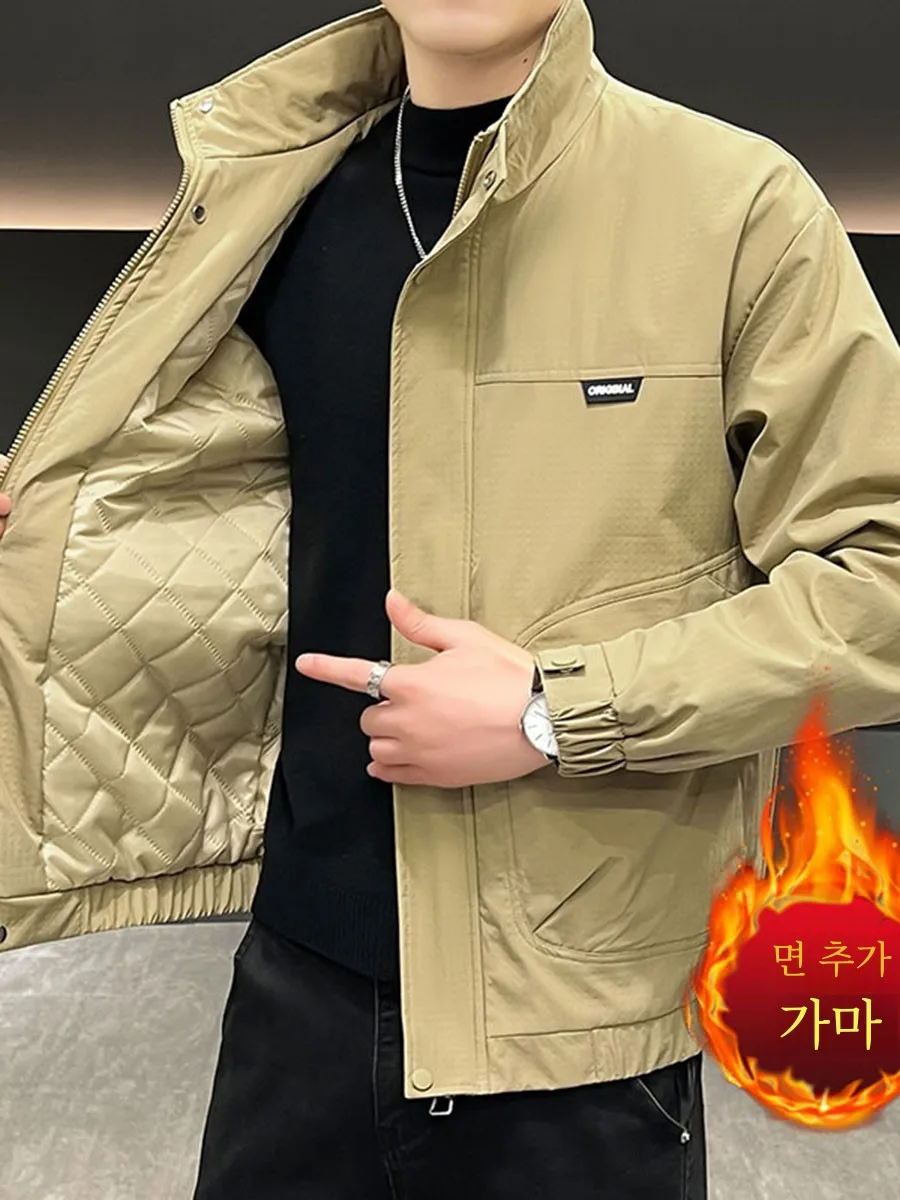 Зимняя новая верхняя одежда мужская модная брендовая повседневная куртка модный