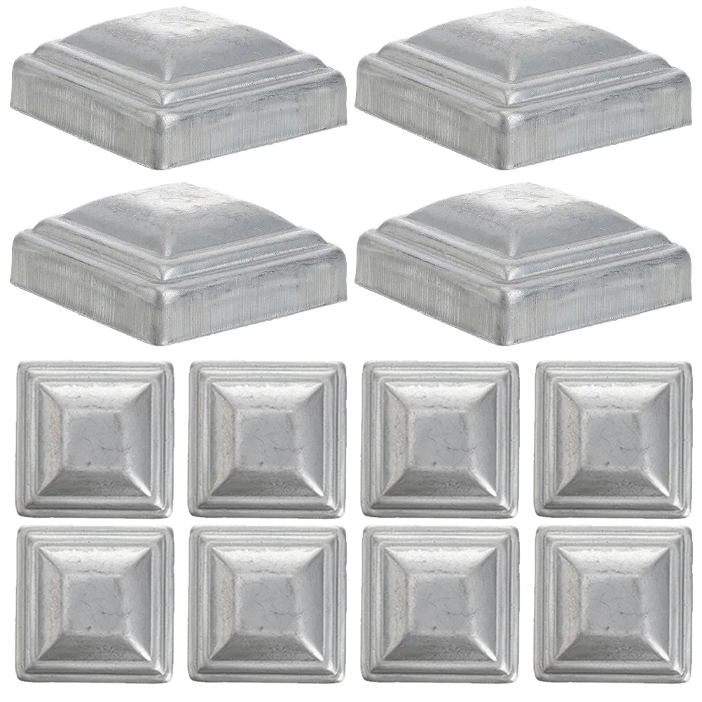 

Колпачок для крышки столба забора s железная квадратная вставка для крышки поручня металлические трубные Чехлы трубка для палубы скользяща...