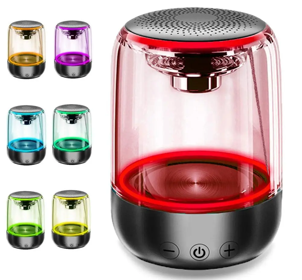 

Bluetooth Portable Speaker, True Wireless Stereo Speakers, Crystal Clear Stereo Sound, Rich Bass, 100 Ft Wireless Range