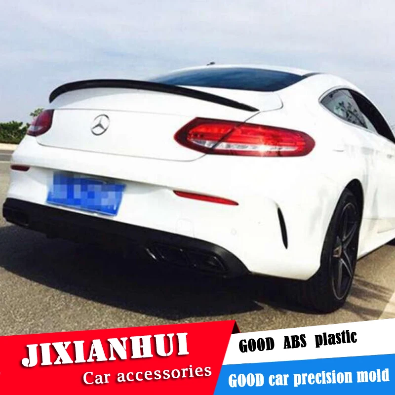For Benz W205 C-class coupe Spoiler ABS Car Rear Wing two DOOR C180 C250 C350 C63 2017 | Автомобили и мотоциклы